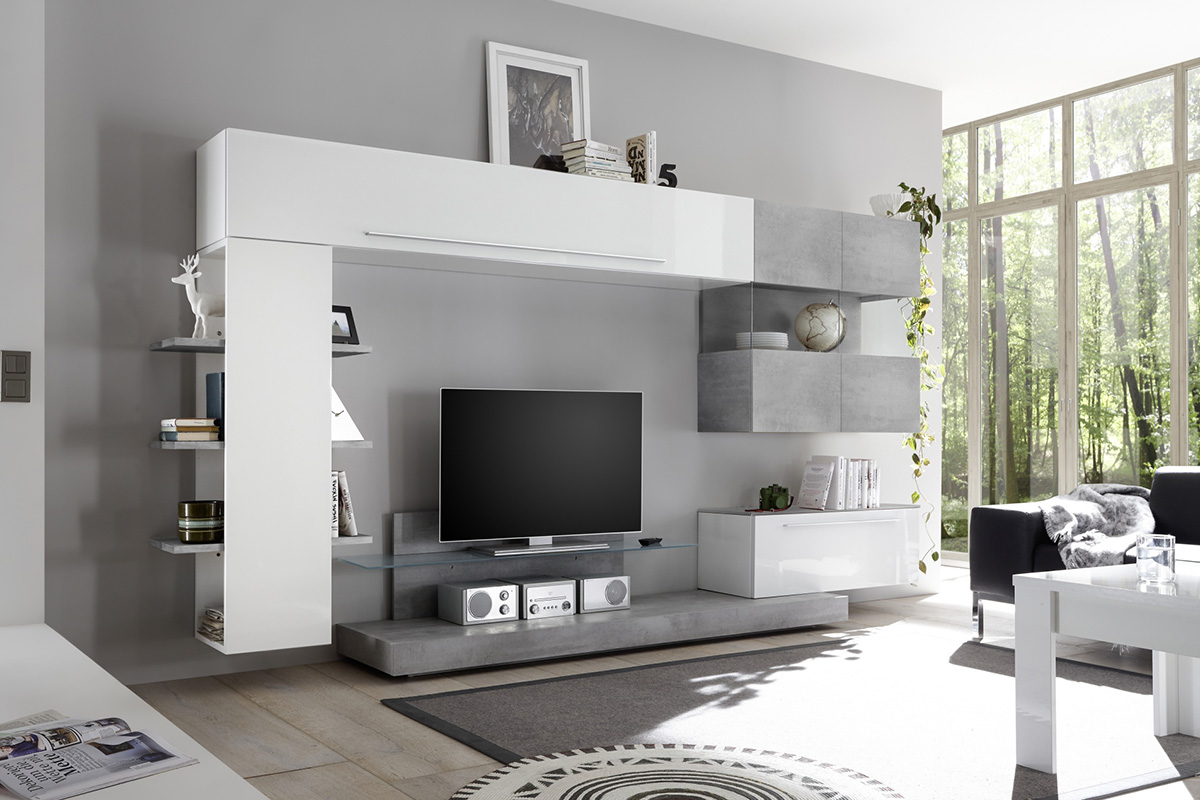 Infinity Regał wiszący z długimi półkami